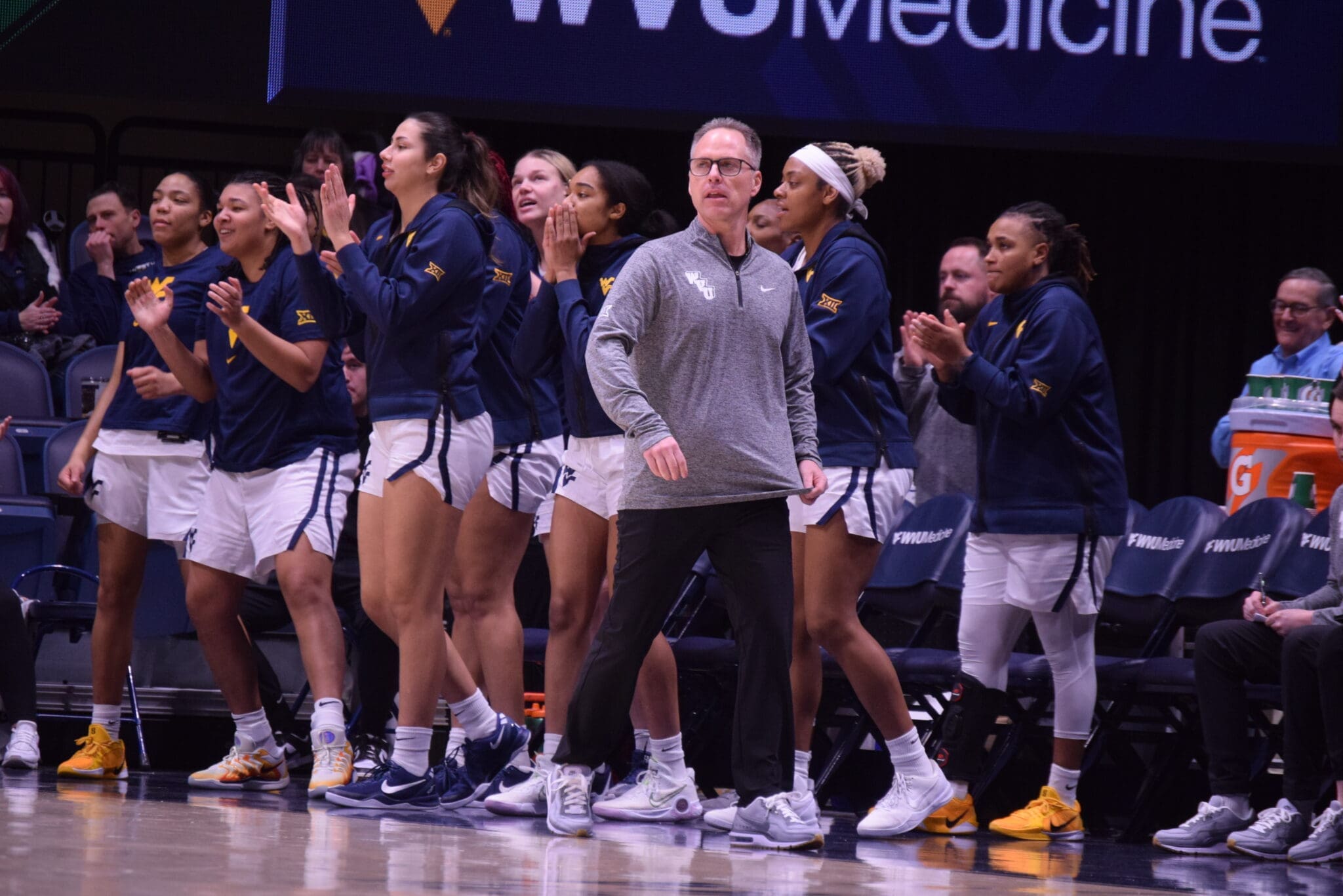 WVU Women’s Basketball HC Mark Kellogg