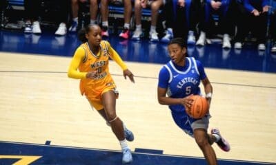 WVU Women's Basketball Jordan Harrison versus Kentucky