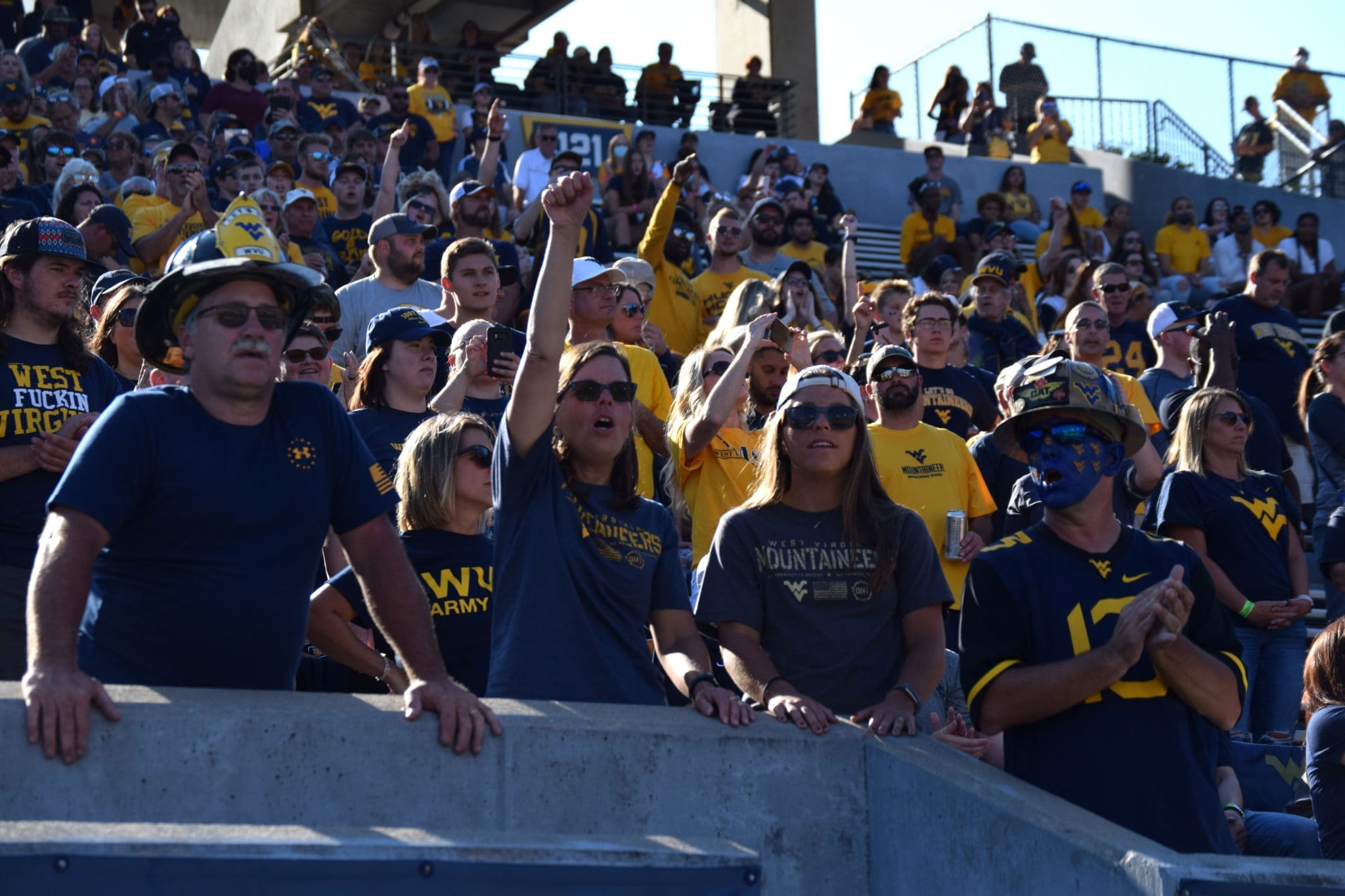 WVU football fans