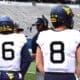 WVU's quarterback competition between Garrett Greene and Nicco Marchiol