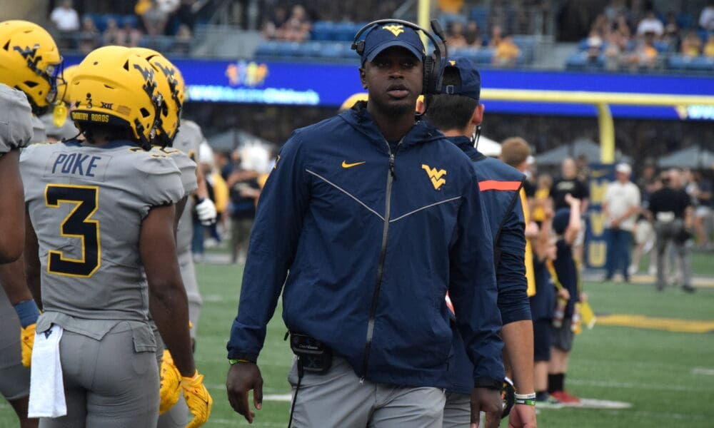 WVU Football WR Coach Bilal Marshall