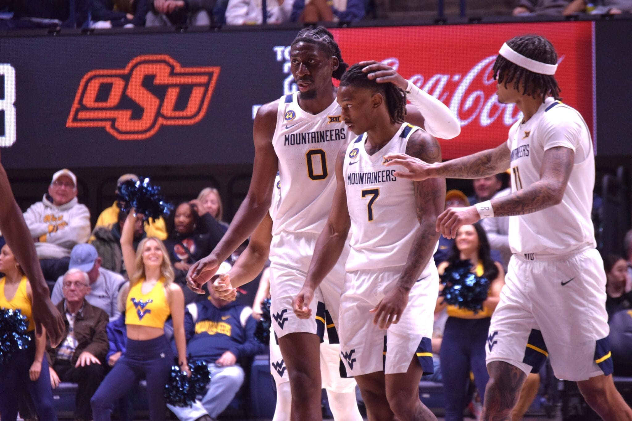 WVU Basketball Javon Small and Eduardo Andre