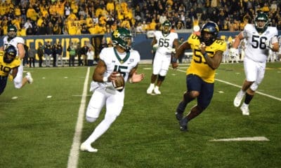 WVU Football Dante Stills against Baylor