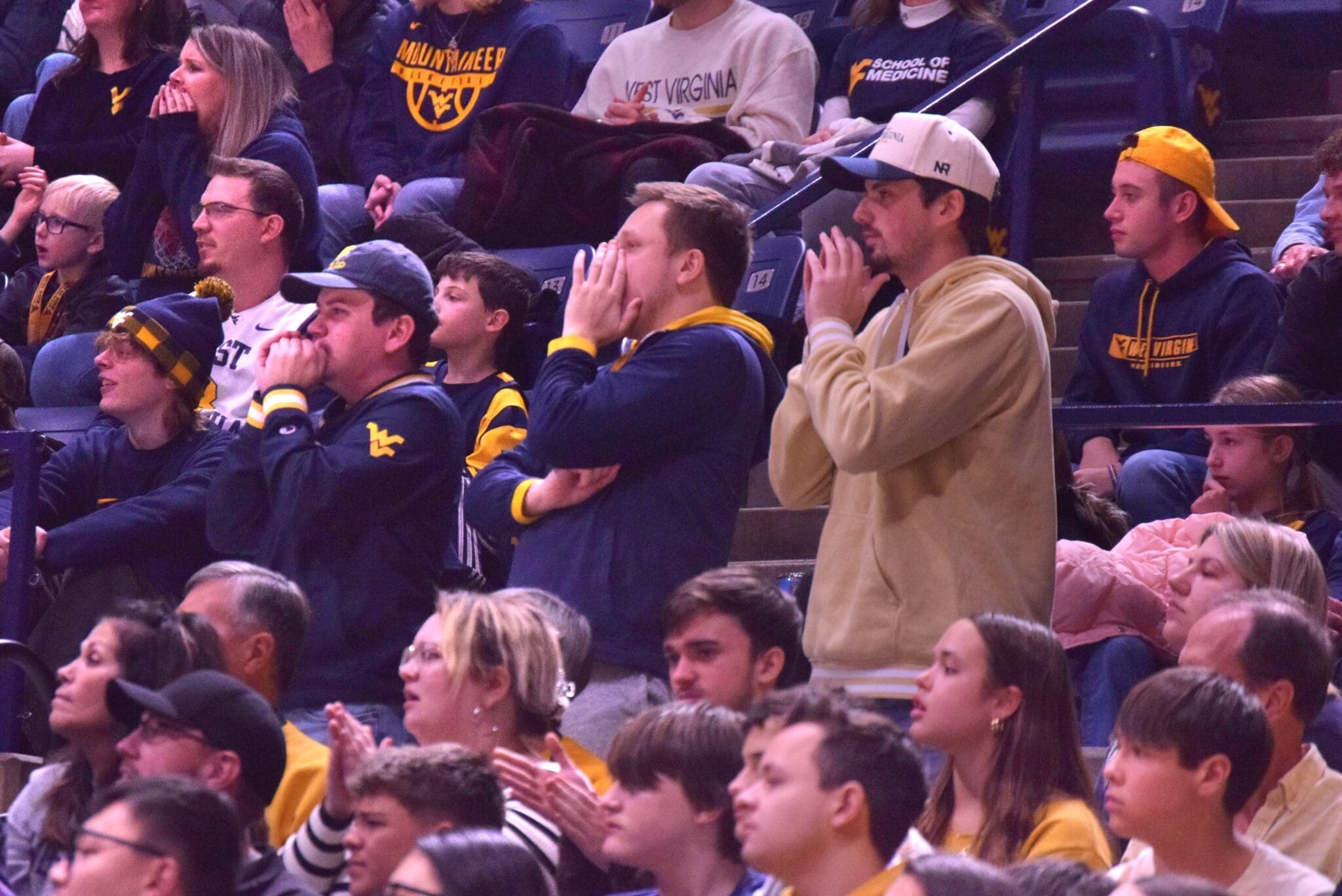 WVU Basketball fans