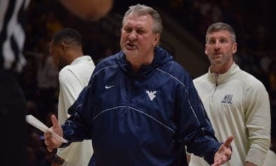 Bob Huggins and Josh Eilert