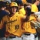 WVU Baseball celebrating