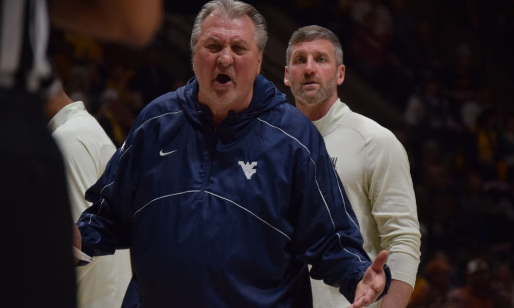Bob Huggins and Josh Eilert
