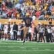 WVU Football Punter Oliver Straw against Utah