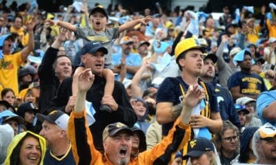 WVU Football fan/crowd STOCK photo