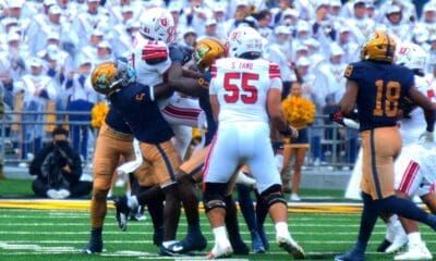 WVU Football Fred Perry tackle versus Utah