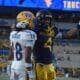 WVU Football WR Cam Vaughn against Pitt