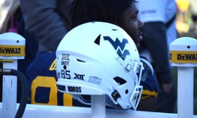 WVU football White helmet