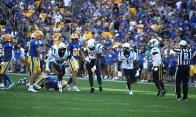 WVU Football Defensive Celebration