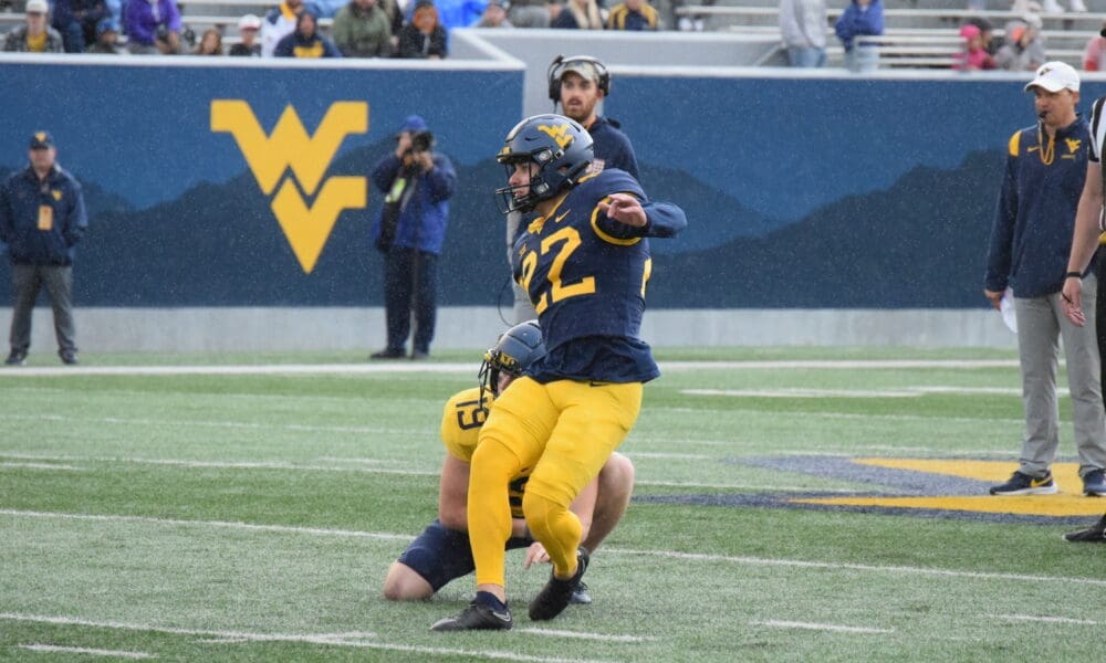 WVU Special Teams Kicker Michael Hayes