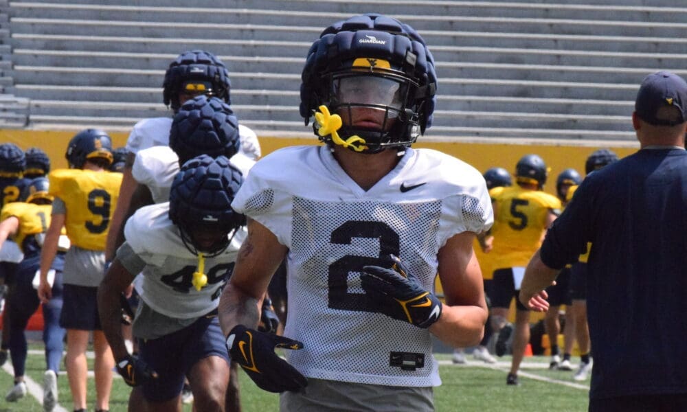 WVU Football Mountaineers WR Rodney Gallagher