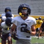 WVU Football Mountaineers WR Rodney Gallagher