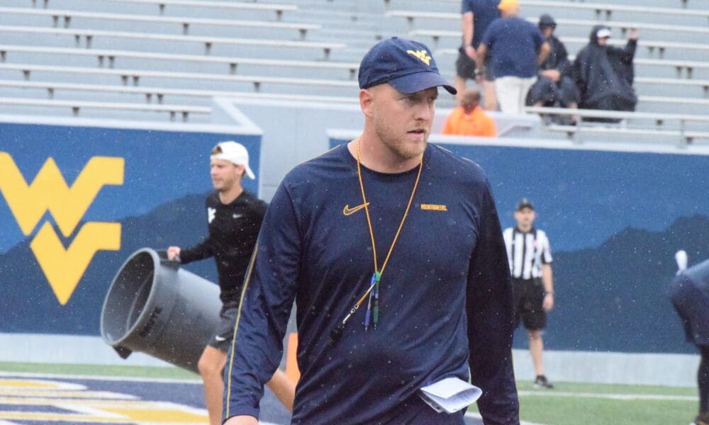 WVU TE Coach Blaine Stewart
