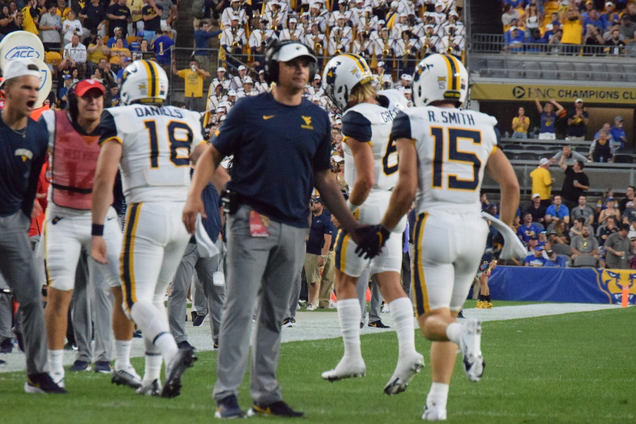 WVU Football HC Neal Brown at Pitt