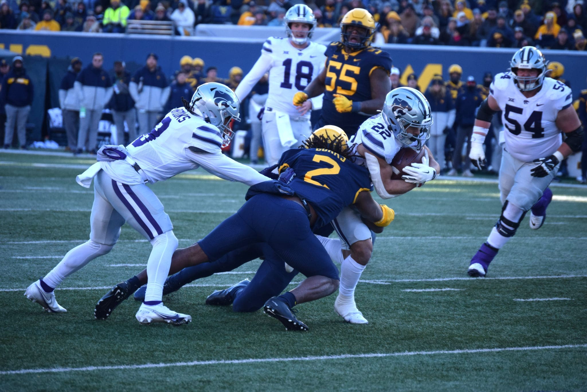 WVU Football safety Aubrey Burks