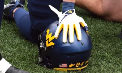 WVU Football Blue Helmet