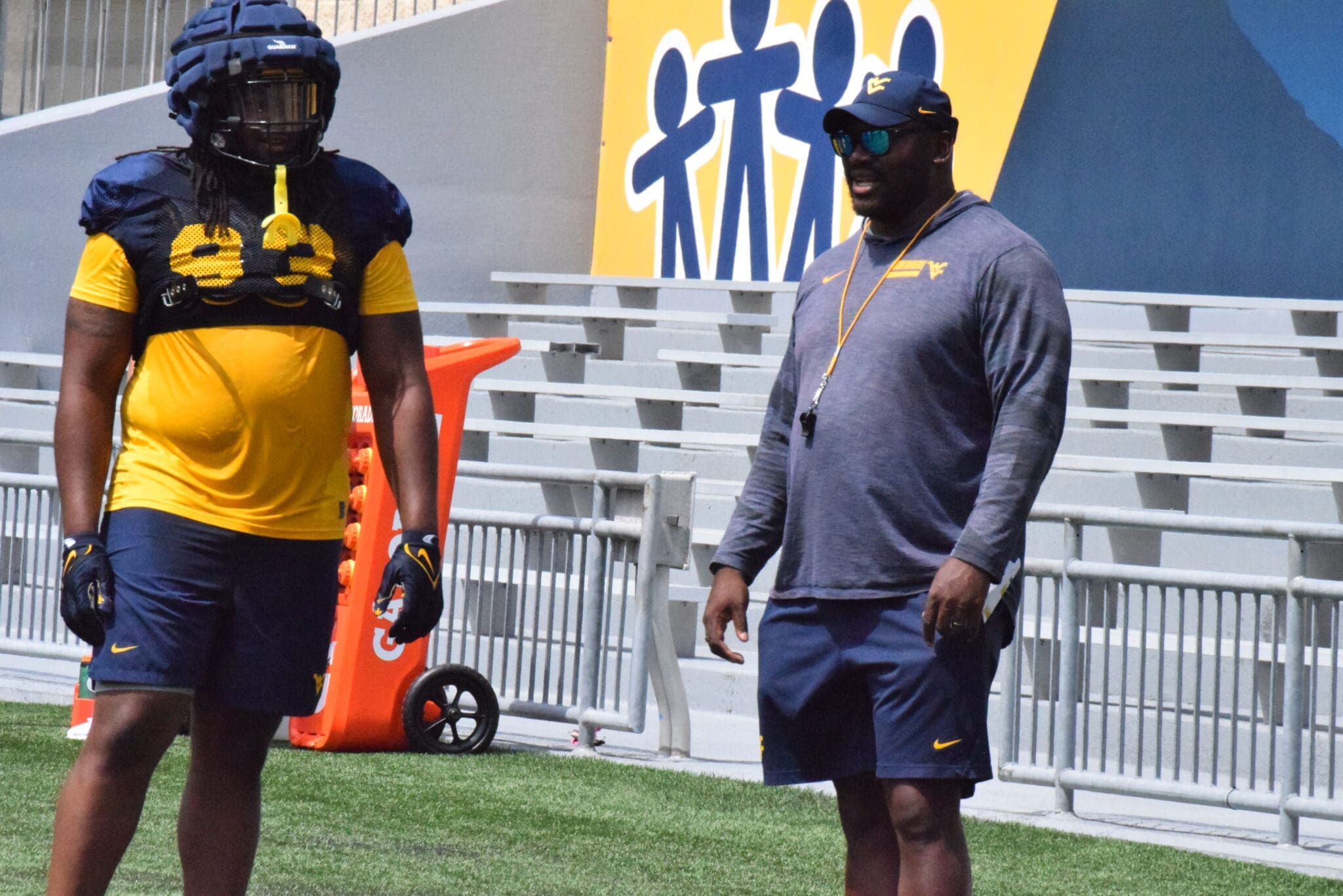 WVU Football DL Coach Andrew Jackson