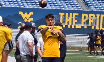 WVU Football Punter Oliver Straw