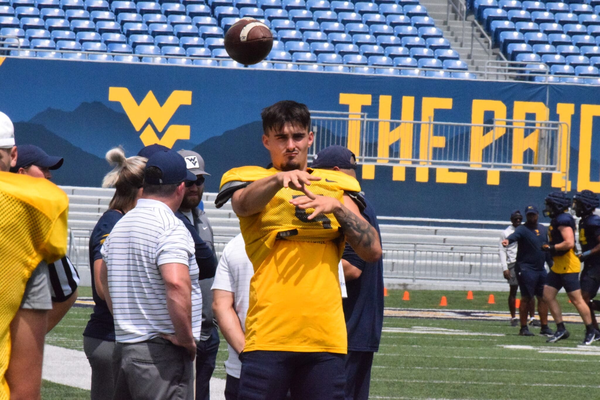 WVU Football Punter Oliver Straw