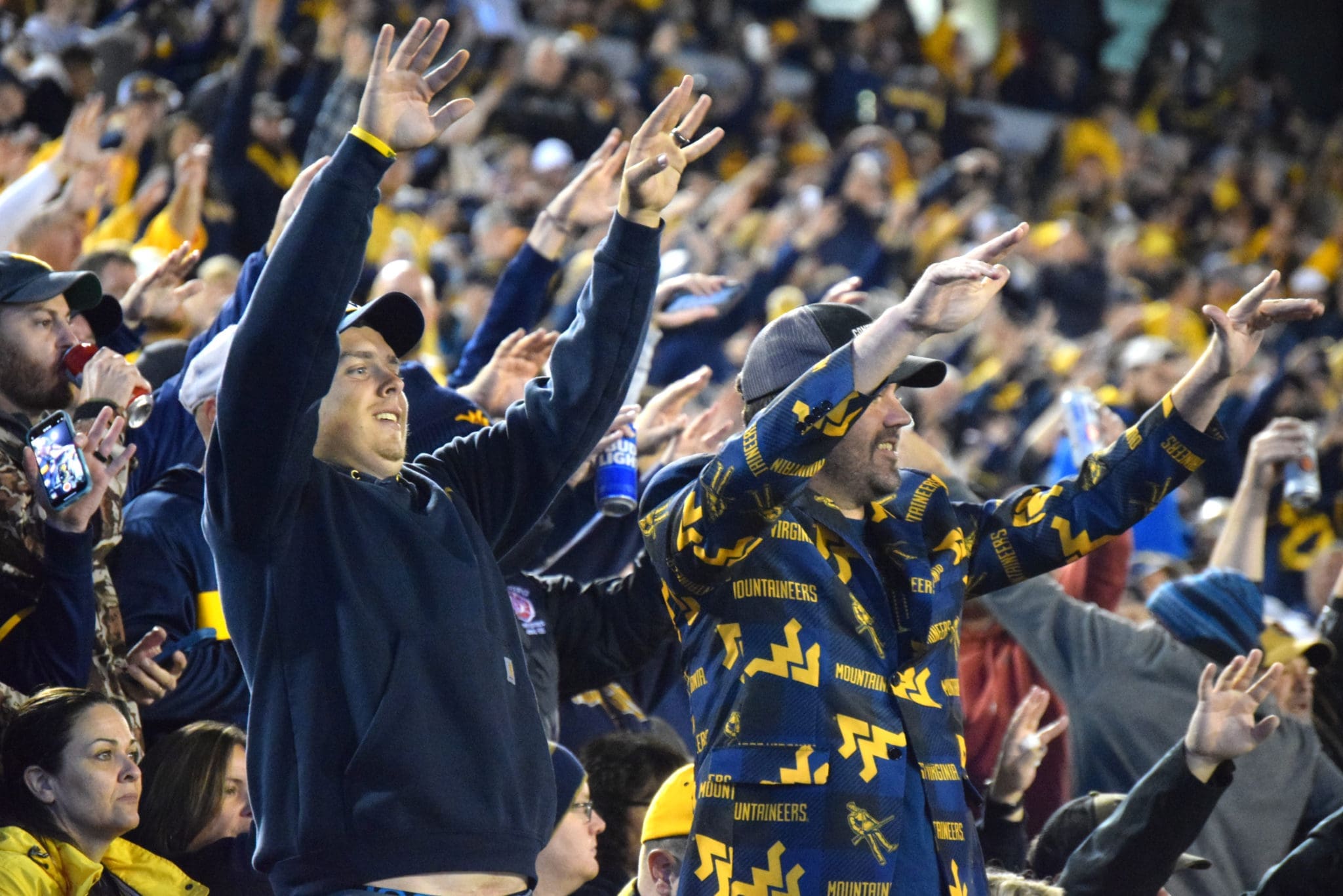 WVU football fans