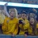WVU Football fans stock