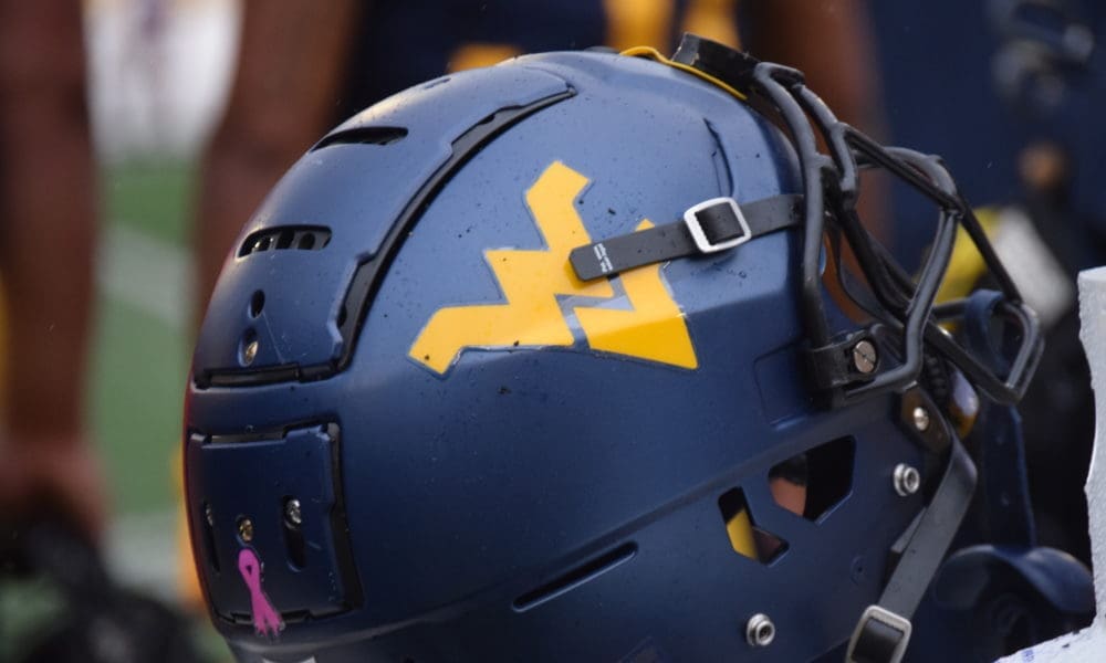 WVU Football Helmet