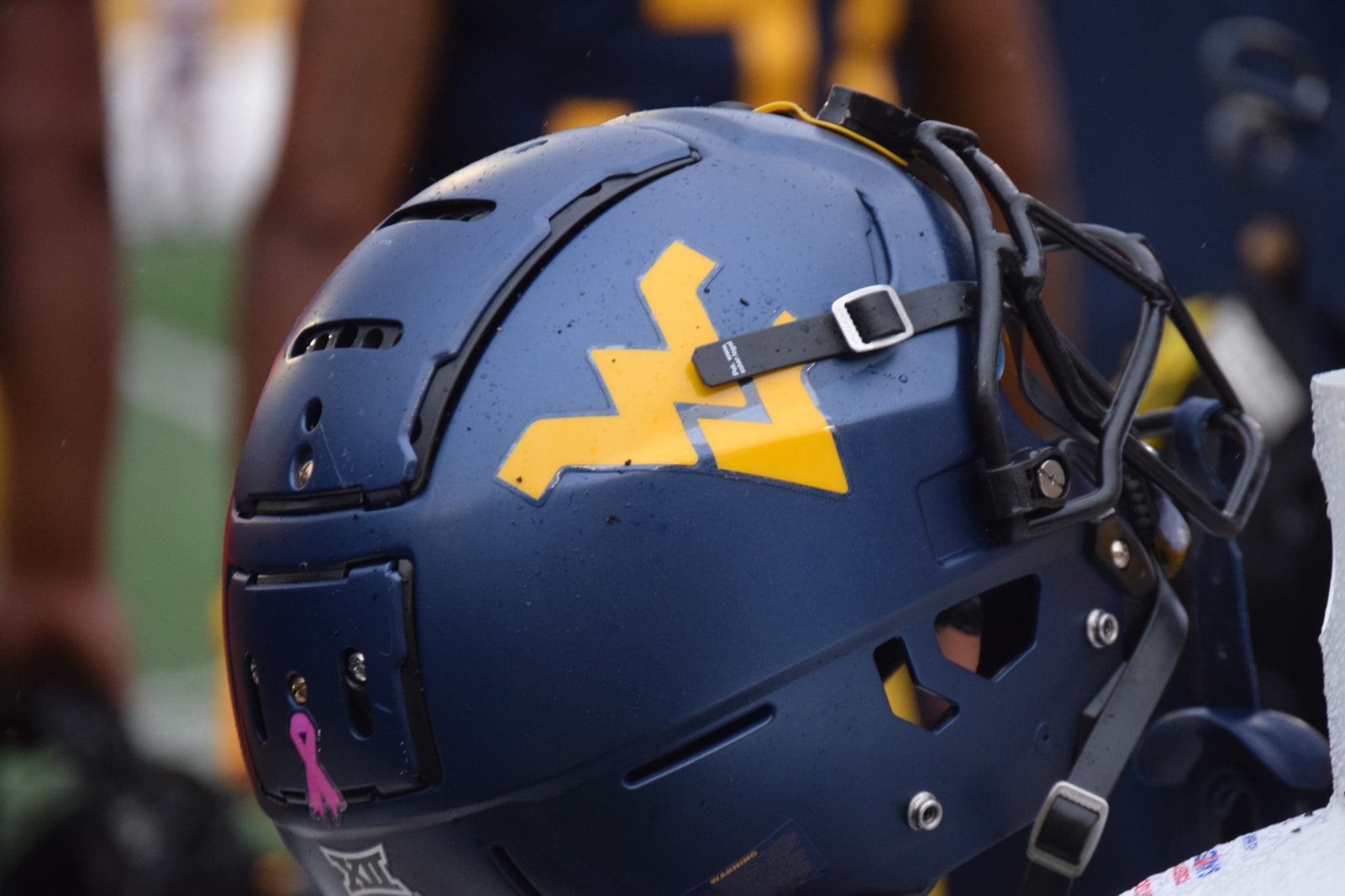 WVU Football Helmet