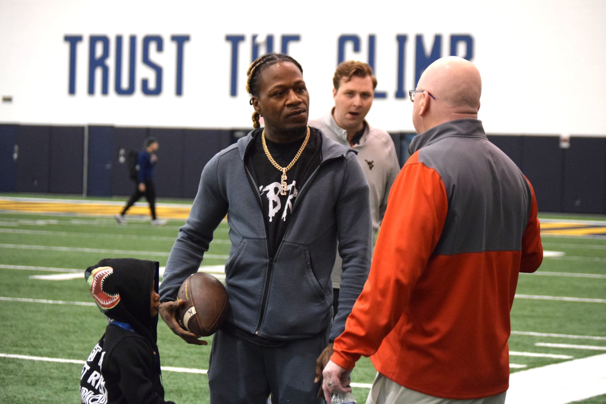 Adam Pacman Jones at WVU practice