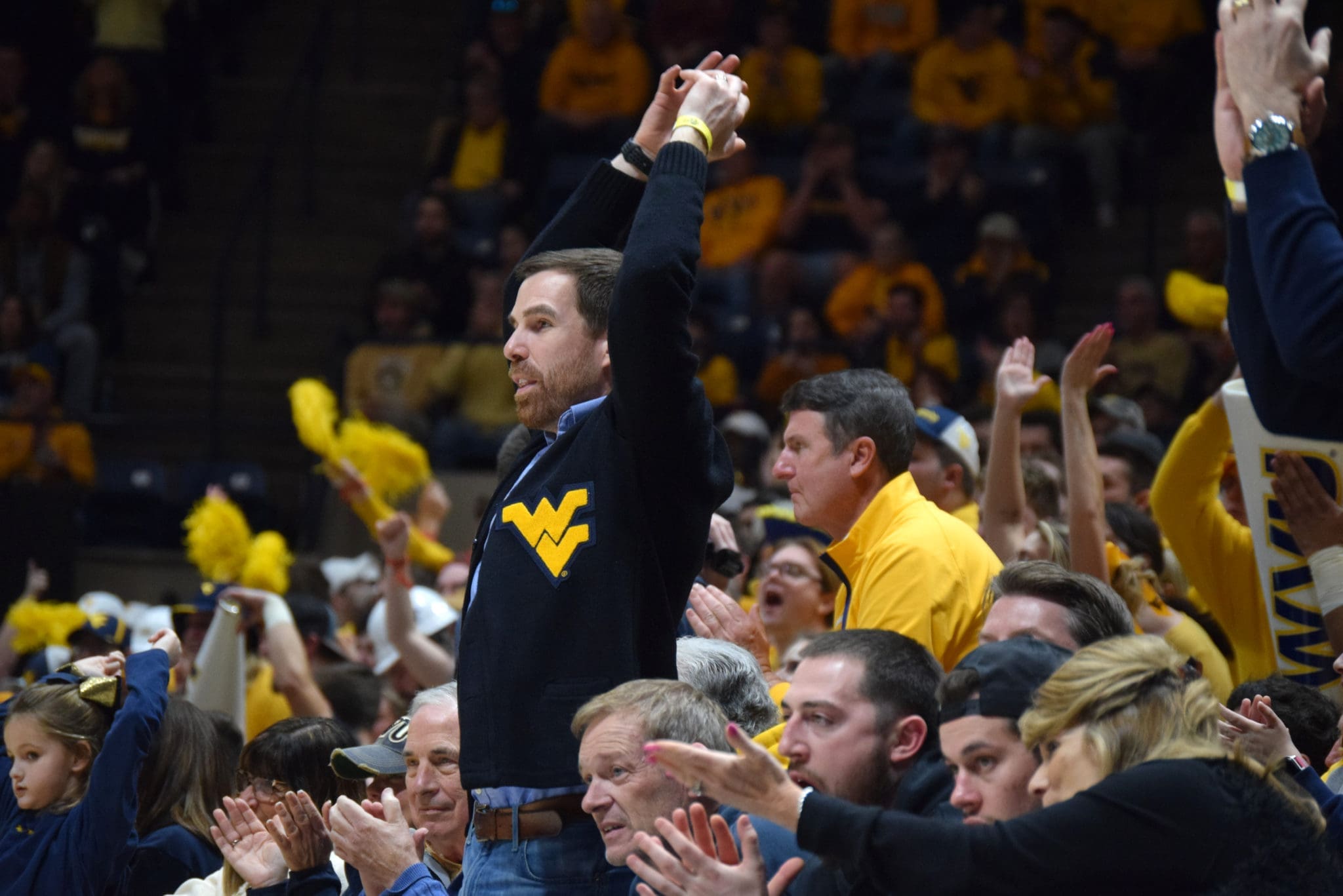 WVU basketball fans worried while watching game
