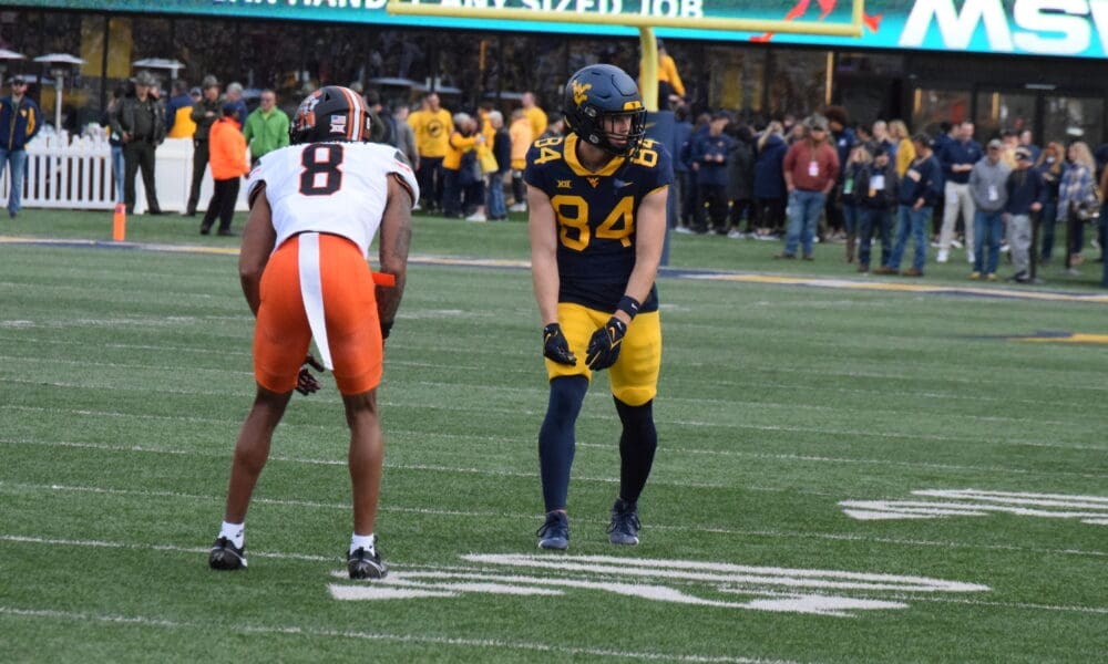 WVU Football WR Hudson Clement