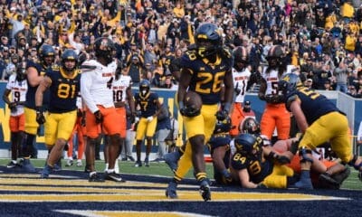 WVU Football RB Justin Johnson touchdown