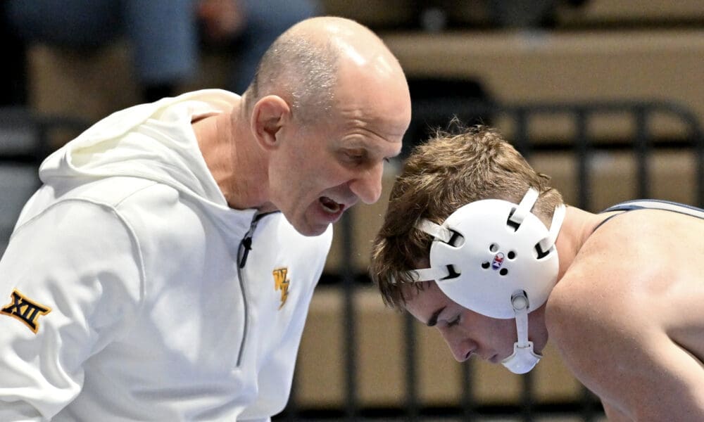 WVU Wrestling HC Tim Flynn and Dennis Robin