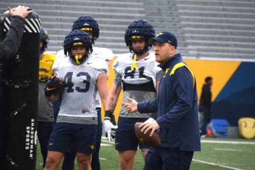 WVU Football Blaine Stewart, Colin McBee, Treylan Davis