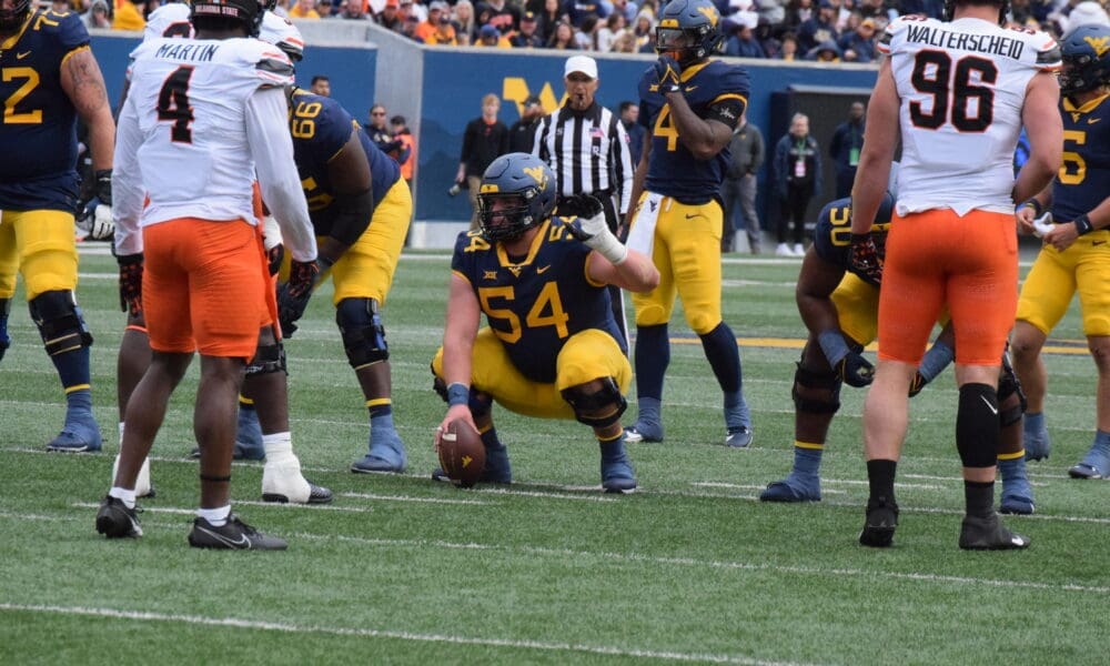 WVU Football Center Zach Frazier