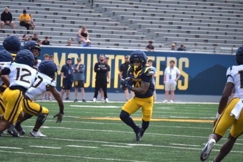 WVU RB Cam Cook Spring 2026