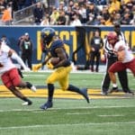 WVU Football RB Leddie Brown against Iowa State