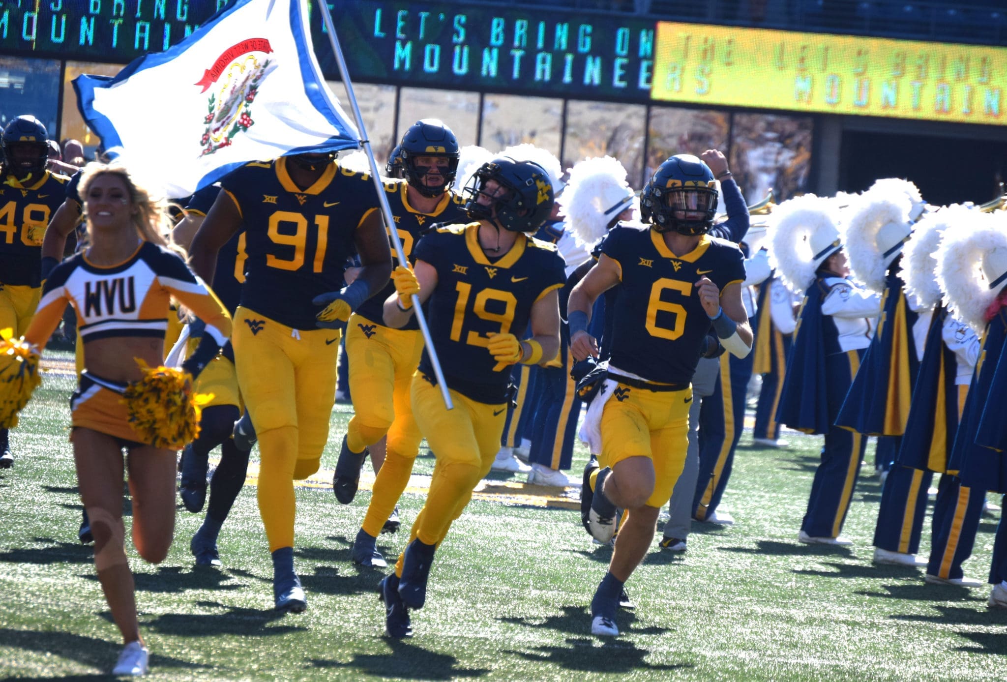 WVU Football flag