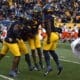 WVU Football Defense Celebration