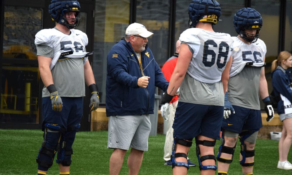 WVU Football OL coach Matt Moore
