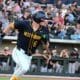 WVU Baseball Paul Schoenfeld Runs to First
