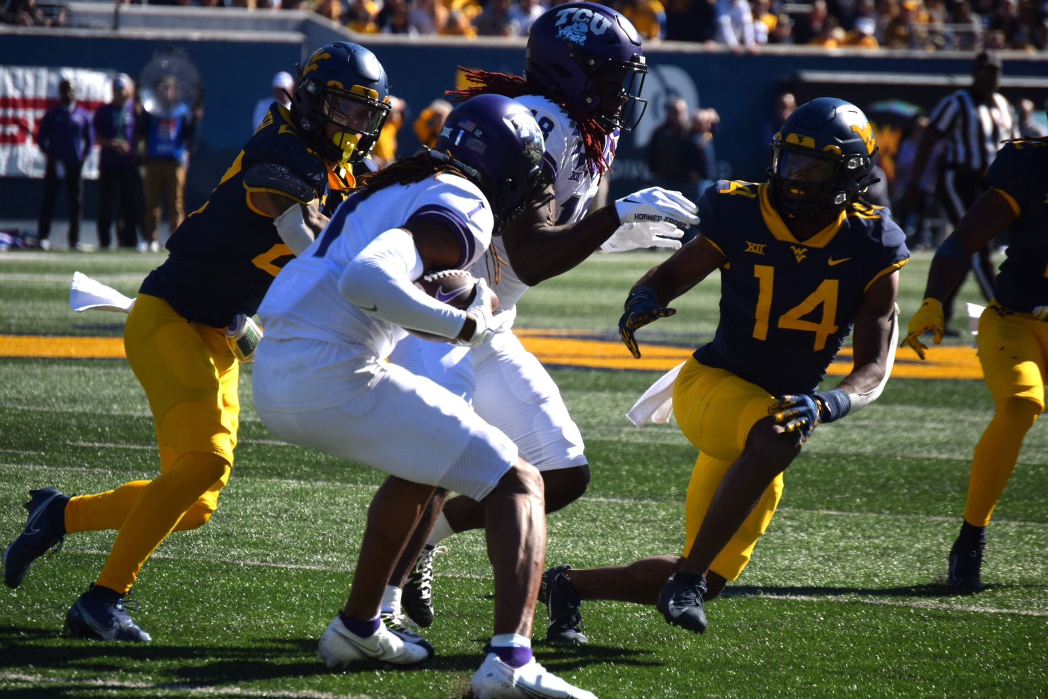 WVU Football against TCU