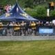WVU Baseball fans in tent at Morgantown NCAA Regional