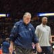 Bob Huggins and DerMarr Johnson