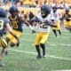 WVU Football RB Chris Talley during scrimmage