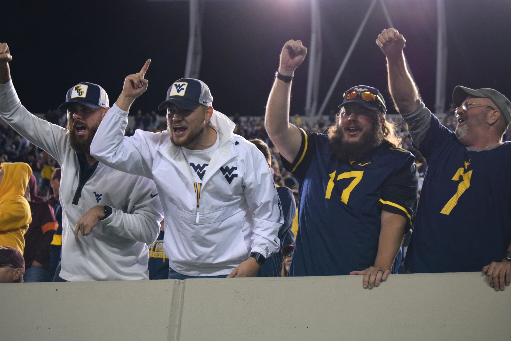 WVU football fans