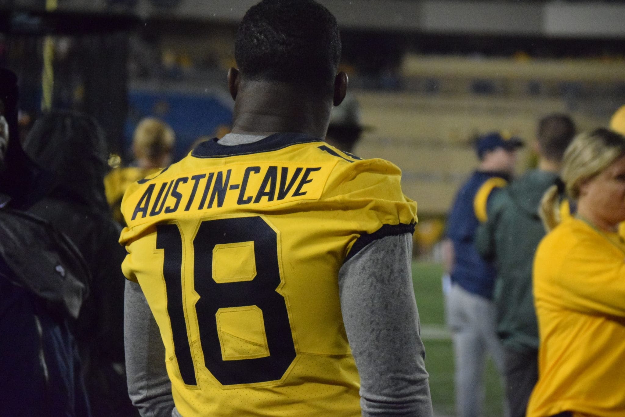 WVU Football LB Tirek Austin-Cave